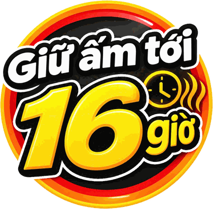 Giữ ấm tới 16 giờ